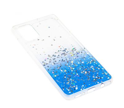 Чохол для Samsung Galaxy A71 (A715) Wave confetti white/blue 2281451