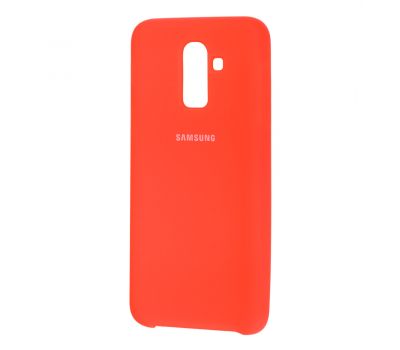 Чохол для Samsung Galaxy J8 (J810) Silky неоновий рожевий
