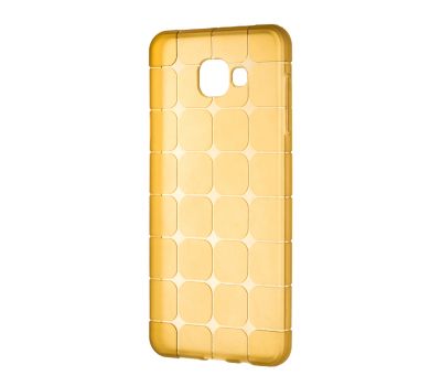 Чохол для Samsung Galaxy A7 2016 (A710) квадрат золотистий
