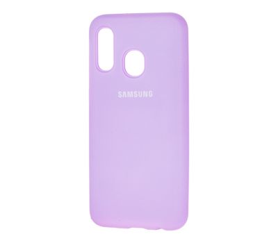 Чохол для Samsung Galaxy A40 (A405) Silicone Full світло-фіолетовий