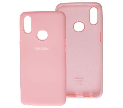 Чохол для Samsung Galaxy A10s (A107) Silicone Full світло-рожевий