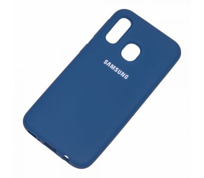 Чохол для Samsung Galaxy A40 (A405) Silicone Full синій 2308283