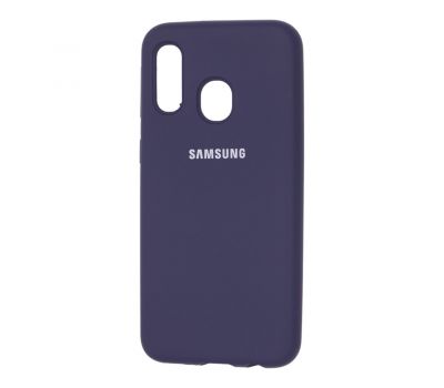 Чохол для Samsung Galaxy A40 (A405) Silicone Full темно-синій