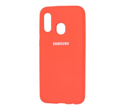 Чохол для Samsung Galaxy A40 (A405) Silicone Full помаранчевий