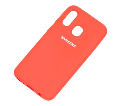 Чохол для Samsung Galaxy A40 (A405) Silicone Full помаранчевий 2308268