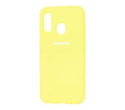 Чохол для Samsung Galaxy A40 (A405) Silicone Full лимонний