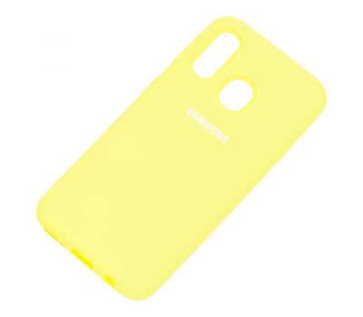 Чохол для Samsung Galaxy A40 (A405) Silicone Full лимонний 2308259