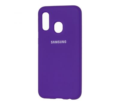 Чохол для Samsung Galaxy A40 (A405) Silicone Full фіолетовий