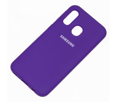 Чохол для Samsung Galaxy A40 (A405) Silicone Full фіолетовий 2308291