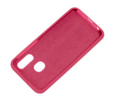 Чохол для Samsung Galaxy A40 (A405) Silicone Full рожево-червоний 2308272