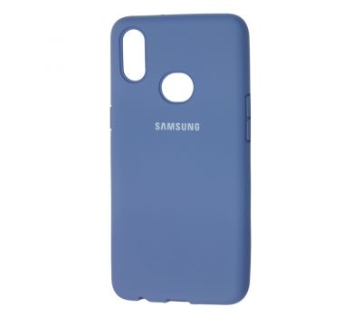 Чохол для Samsung Galaxy A10s (A107) Silicone Full лавандовий-сірий 2308041
