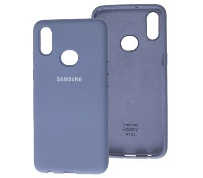Чохол для Samsung Galaxy A10s (A107) Silicone Full лавандовий-сірий