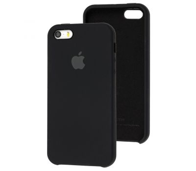 Чохол Silicone для iPhone 5 case чорний