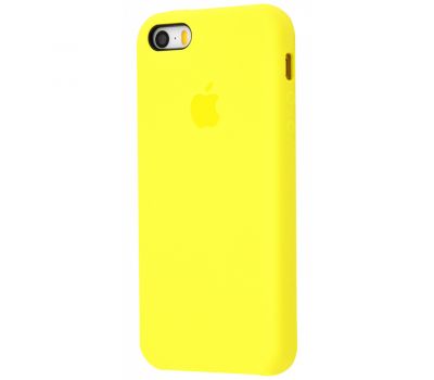 Чохол silicone case для iPhone 5 лимонад