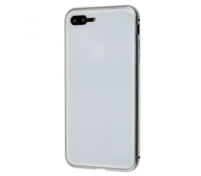 Чохол для iPhone 7 Plus / 8 Plus Magnet Glass білий
