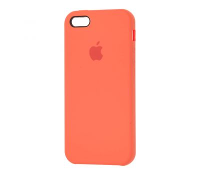 Чохол silicone case для iPhone 5 Silicone case абрикосовий