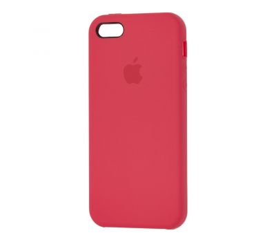 Чохол silicone case для iPhone 5 блідо-червоний