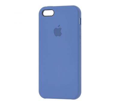 Чохол silicone case для iPhone 5 світло-синій
