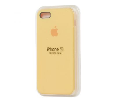Чохол silicone case для iPhone 5 жовтий 2311743