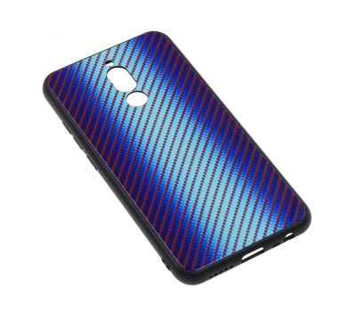 Чохол для Xiaomi Redmi 8 Carbon Gradient Hologram "блакитний" 2314154