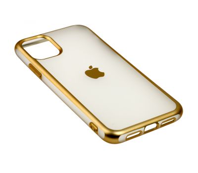 Чохол для iPhone 11 Metall Effect золотистий 2317711