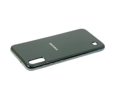 Чохол для Samsung Galaxy A10 (A105) Silicone case (TPU) темно-зелений 2321048