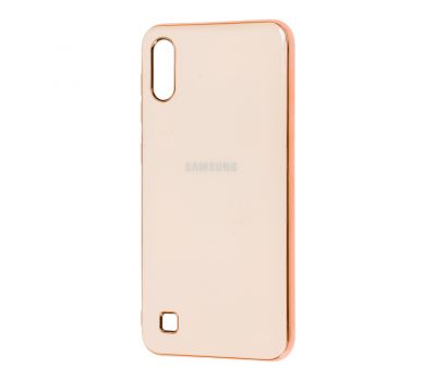 Чохол для Samsung Galaxy A10 (A105) Silicone case (TPU) рожевий пісок