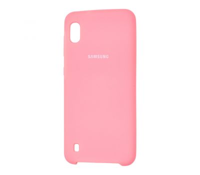 Чохол для Samsung Galaxy A10 (A105) Silky Soft Touch "світло-рожевий"