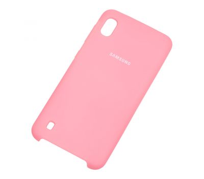 Чохол для Samsung Galaxy A10 (A105) Silky Soft Touch "світло-рожевий" 2329377