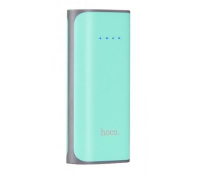 Зовнішній акумулятор power bank Hoco B21 5200 mAh turquoise 2329488
