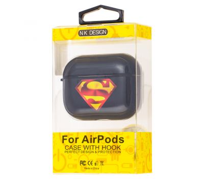 Чохол для AirPods Pro Young Style superman чорний 2330751