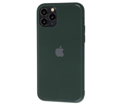 Чохол New glass для iPhone 11 Pro північ зелена