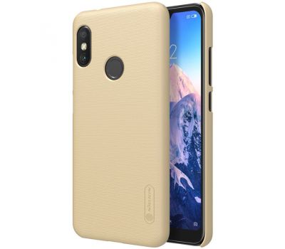 Чохол для Xiaomi Redmi 6 Pro / Mi A2 Lite Nillkin із захисною плівкою золотистий