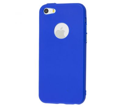 Чохол для iPhone 5 SMTT силіконовий синій