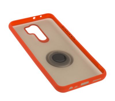 Чохол для Xiaomi Redmi 9 LikGus Maxshield Ring червоний 2342673