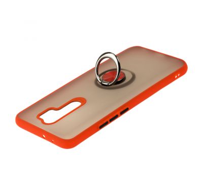 Чохол для Xiaomi Redmi 9 LikGus Maxshield Ring червоний 2342672