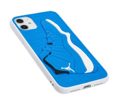 Чохол для iPhone 11 Sneakers Brand jordan синій/білий 2343160