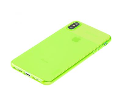 Чохол для iPhone Xs Max X-Level Rainbow зелений 2351513