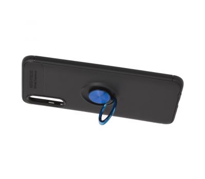 Чохол для Samsung Galaxy A50/A50s/A30s Deen ColorRing з кільцем чорний/синій 2351143