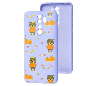 Чохол для Xiaomi Redmi Note 8 Pro Wave Fancy autumn bears / light purple 2388673