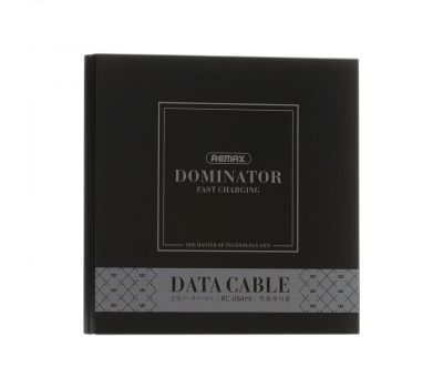 Кабель USB Remax RC-064m Dominator microUSB 1m стальной 2389636
