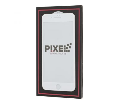 Захисне скло для iPhone 7 Plus / 8 Plus Full Screen Pixel біле