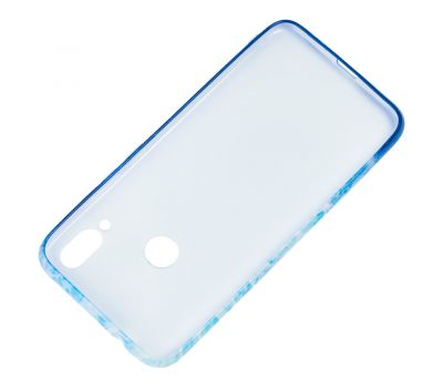 Чохол для Xiaomi Redmi Note 7 / 7 Pro "силікон Mix" мармур синій 2407380