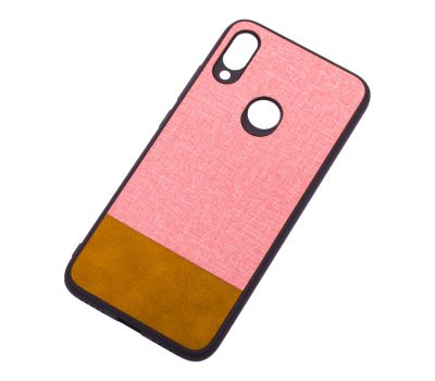 Чохол для Xiaomi Redmi Note 7 / 7 Pro Hard Textile рожево-коричневий 2407607