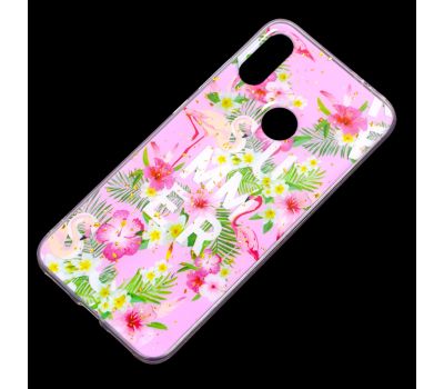 Чохол для Xiaomi Redmi Note 7 / 7 Pro Flowers Confetti "рожеві квіти" 2407513