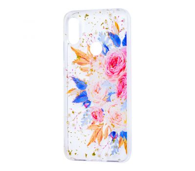 Чохол для Xiaomi Redmi Note 7 / 7 Pro Flowers Confetti "кущова троянда"