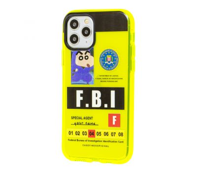 Чохол для iPhone 11 Pro Neon print FBI