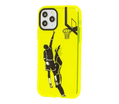 Чохол для iPhone 11 Pro Neon print basketball