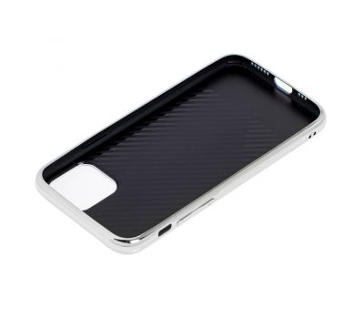 Чохол для iPhone 11 Pro Ambre Fashion сріблястий/чорний 2411818