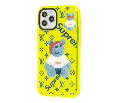 Чохол для iPhone 11 Pro Neon print bear supreme